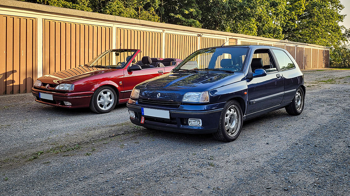 Unsere Renault Clio 1 16V und Renault 19 RSI Cabriolet