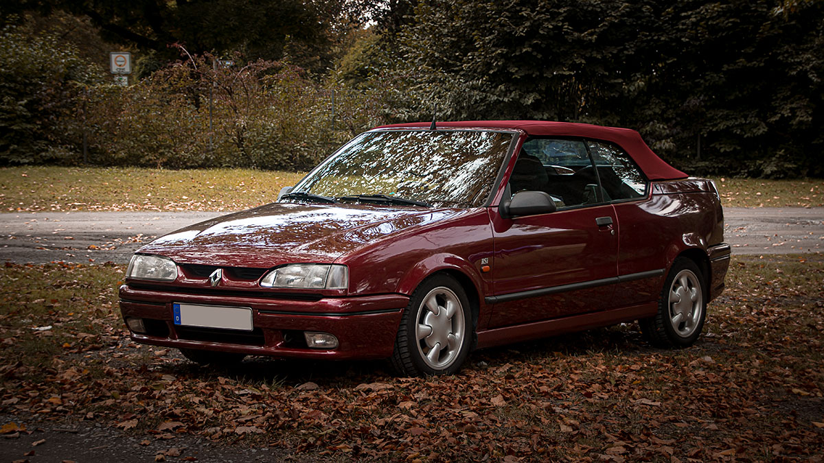 Renault 19 RSI Cabriolet - Oldtimer/Youngtimer Frühstück - Galopprennbahn Dortmund (10.2020)